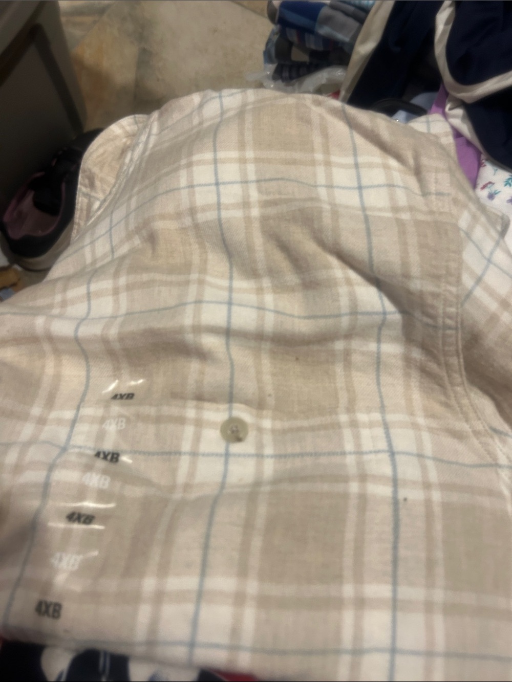 Sz 4xb flannel shirt by Sonoma